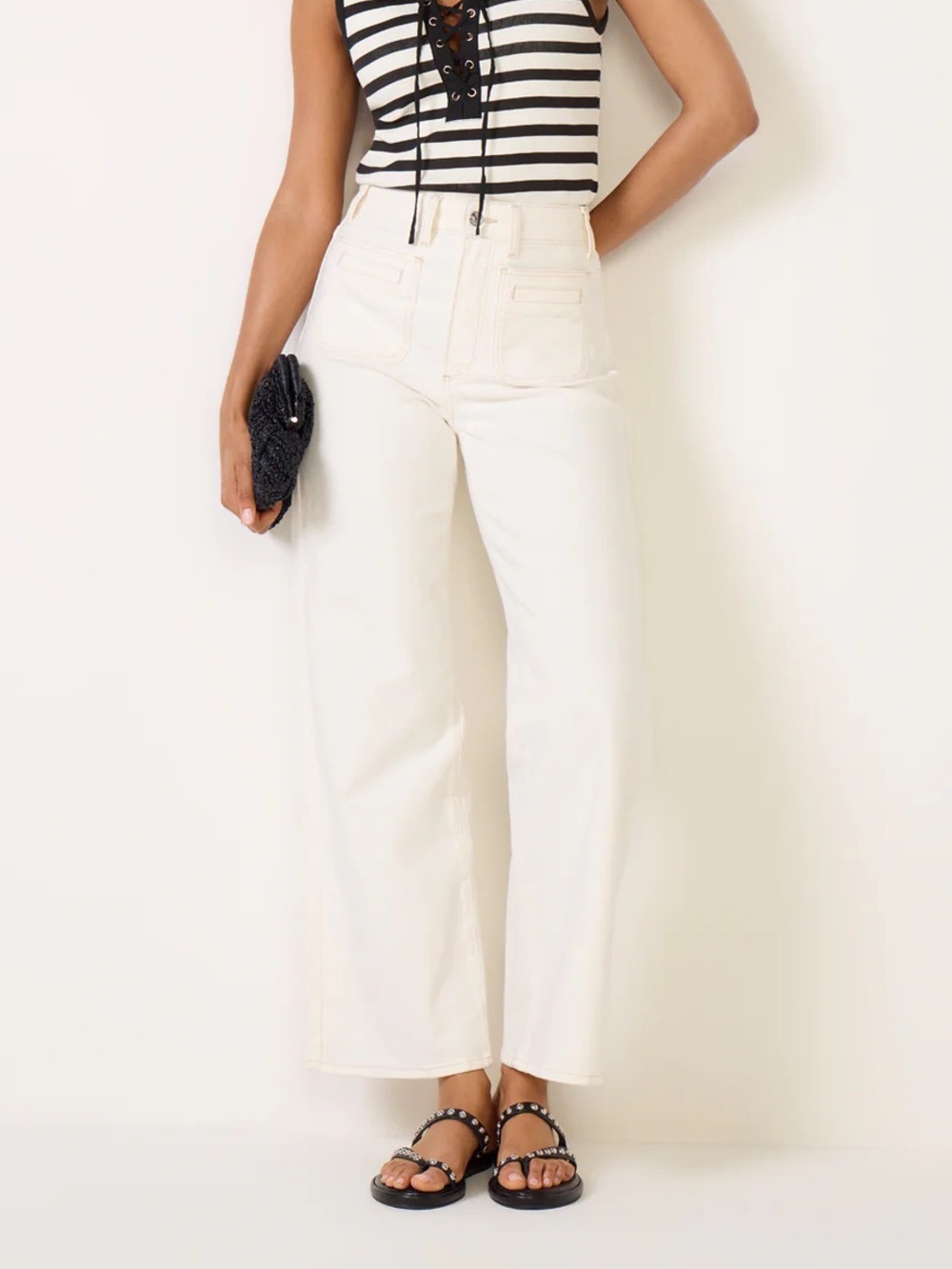 Paige Adorable High Rise White Jeans!